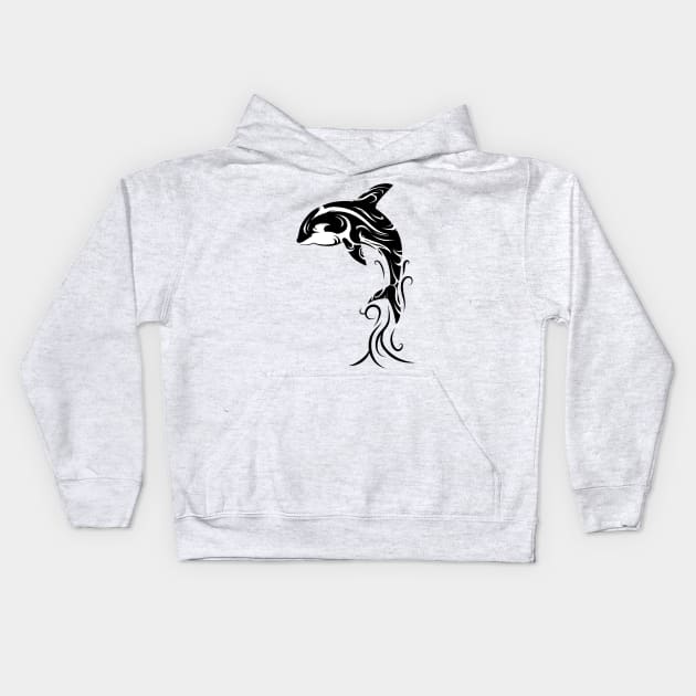 The Orca is my spirit animal Kids Hoodie by souw83